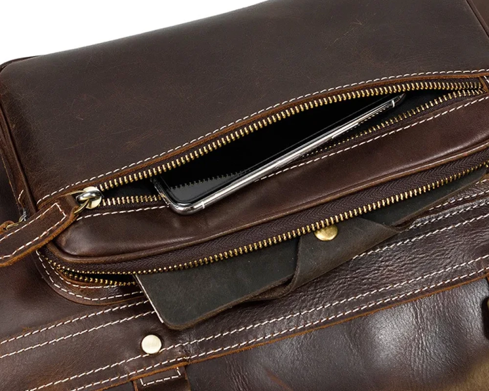 best leather carry on bag